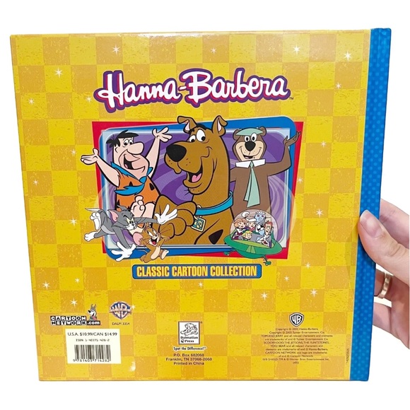 Hanna Barbera Classic Cartoon Collection Hardcover Book Scooby Doo Flintstones - Picture 3 of 10